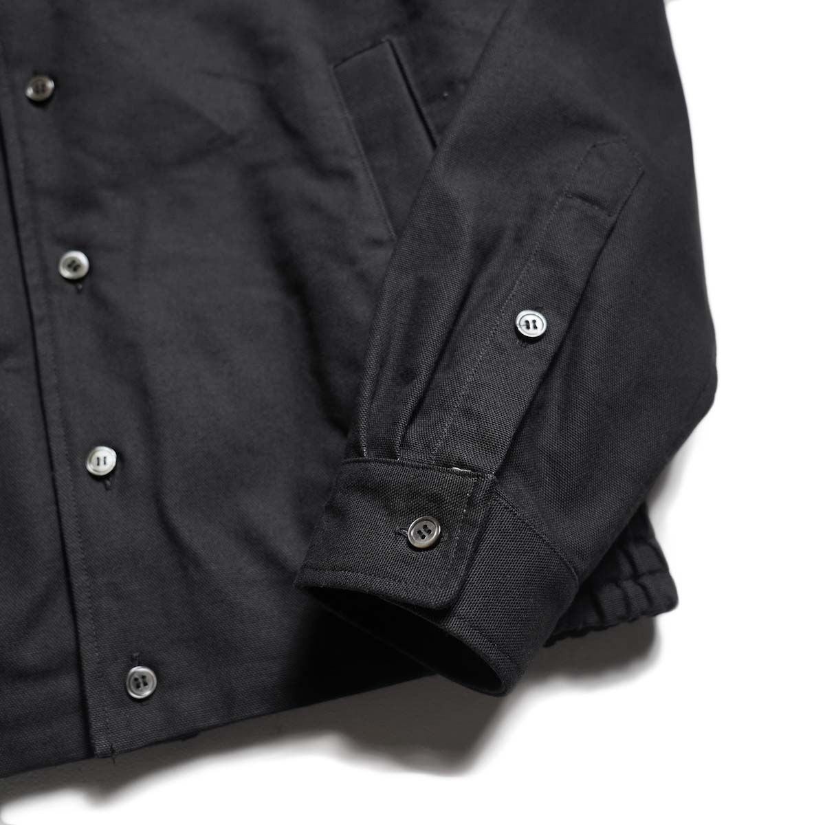 UNUSED / US2541 Duck Button Down Shirt (Black)