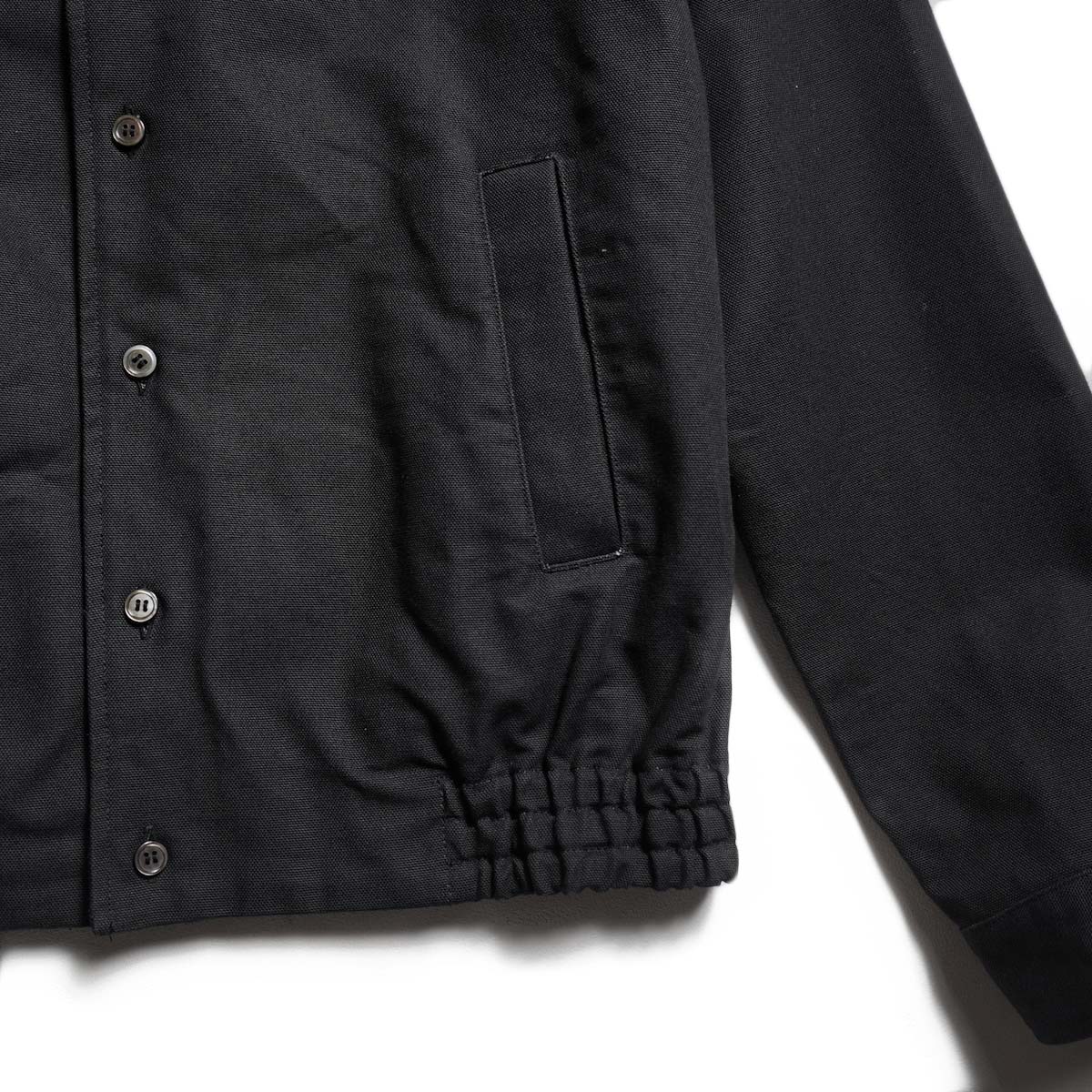 UNUSED / US2541 Duck Button Down Shirt (Black)