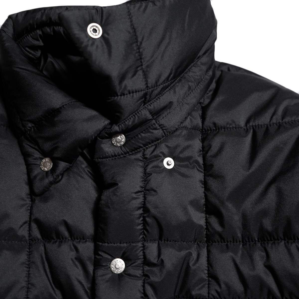 UNUSED / US2570 Padding quilted shirt (Black) 襟ボタン