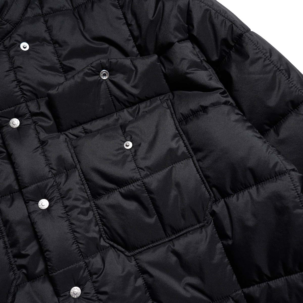 UNUSED / US2570 Padding quilted shirt (Black) 胸ポケット