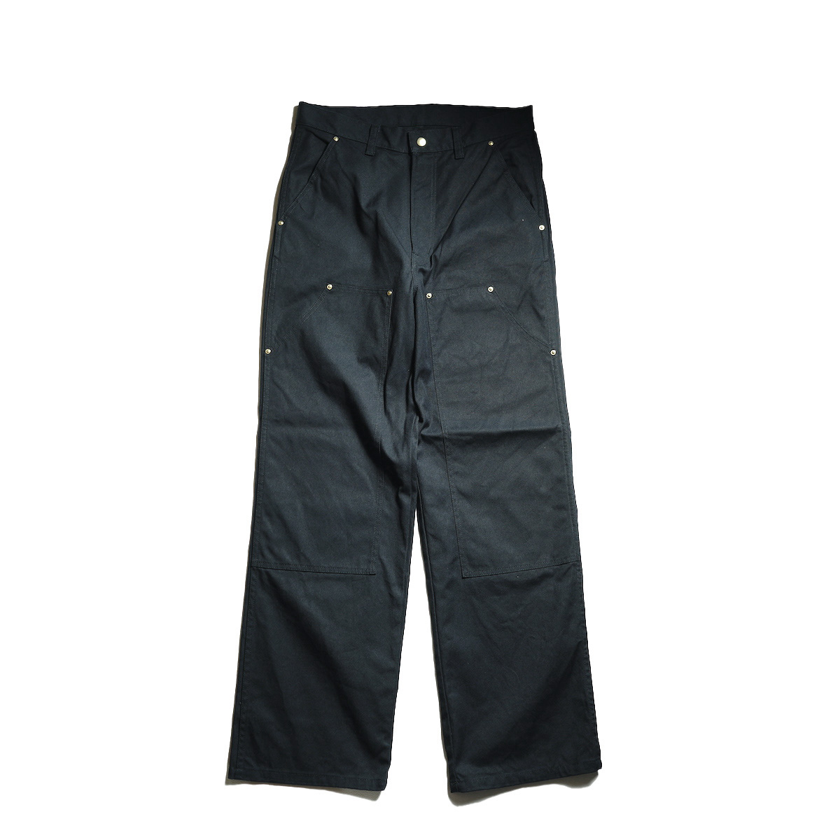 UNUSED / UW1176 Double knee duck pants (Black)