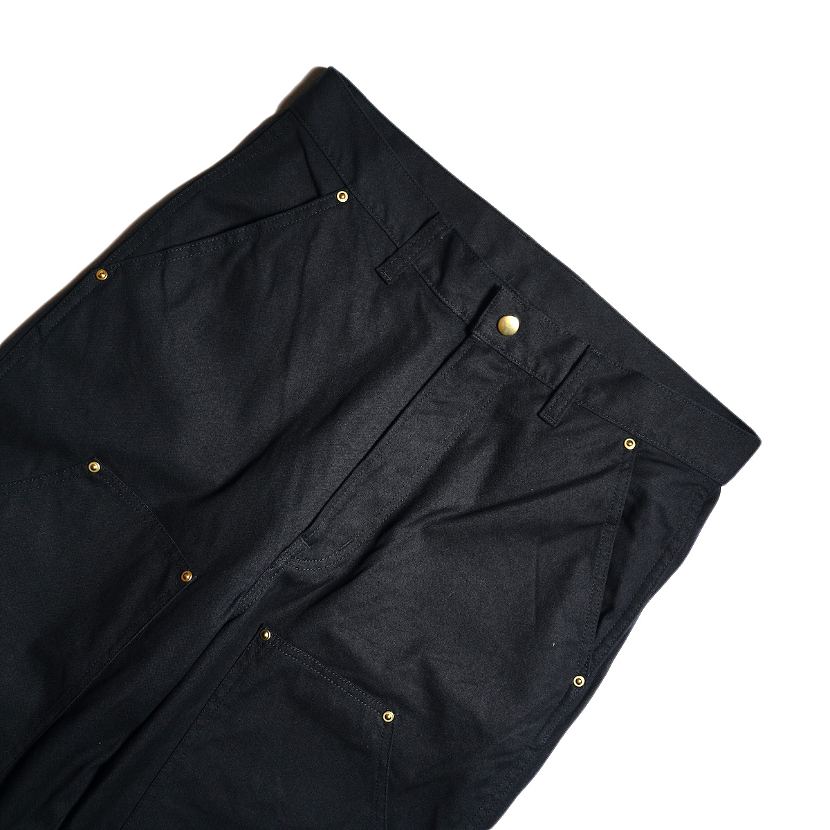 UNUSED / UW1176 Double knee duck pants (Black)