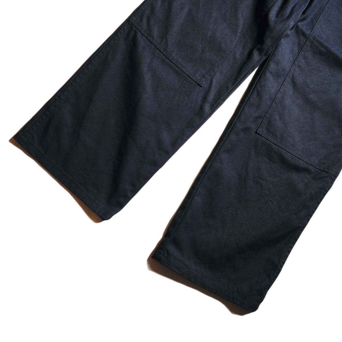 UNUSED / UW1176 Double knee duck pants (Black)