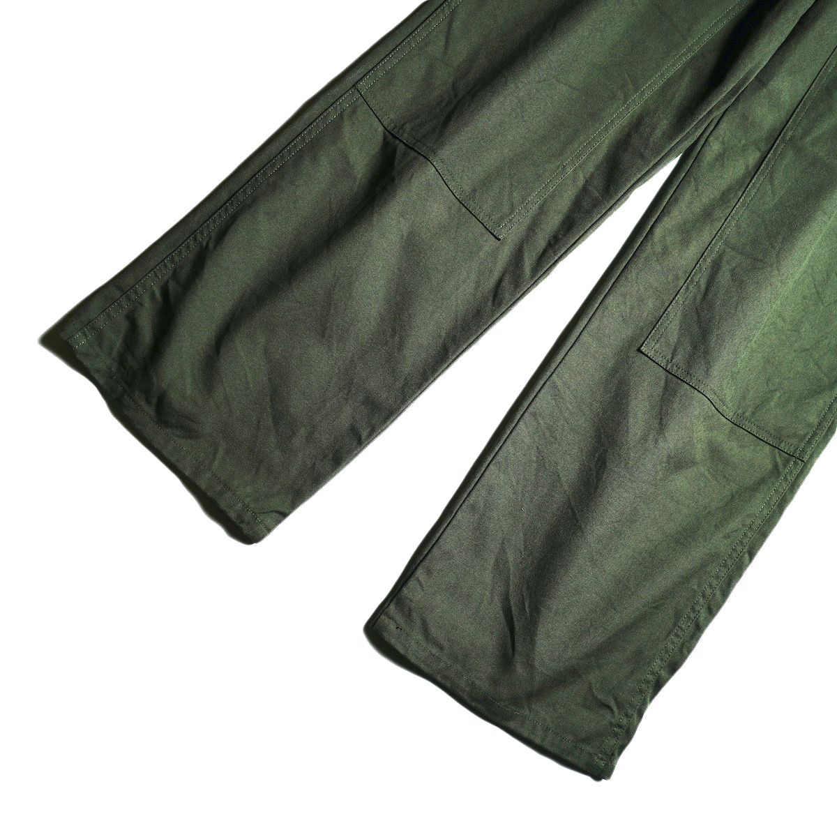 UNUSED / UW1176 Double knee duck pants (Black)