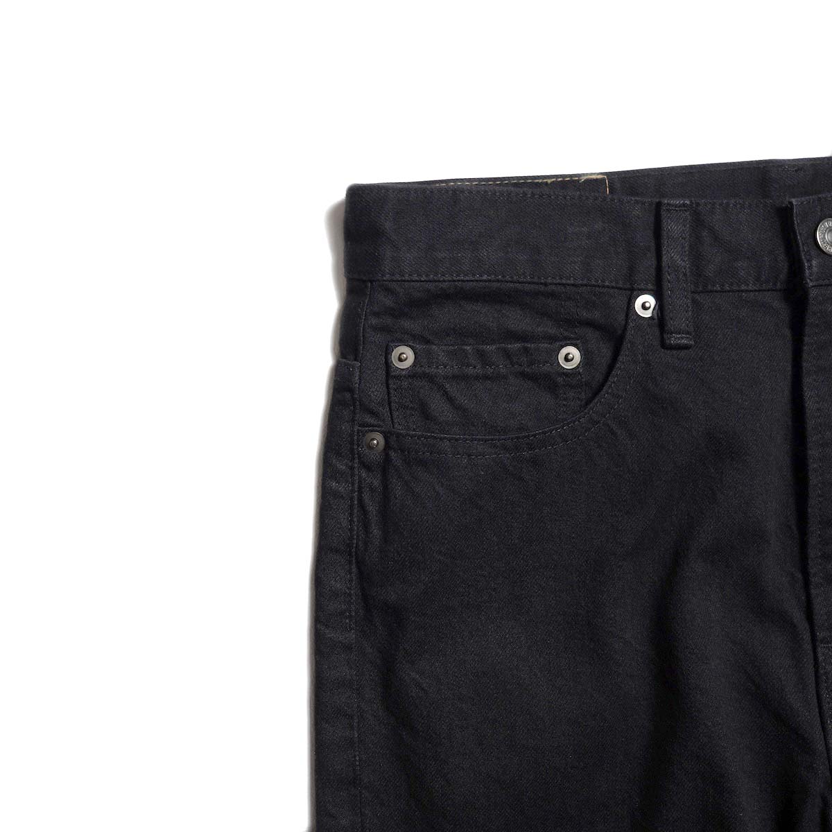 UNUSED / UW1186 Denim pants (Black) ポケット