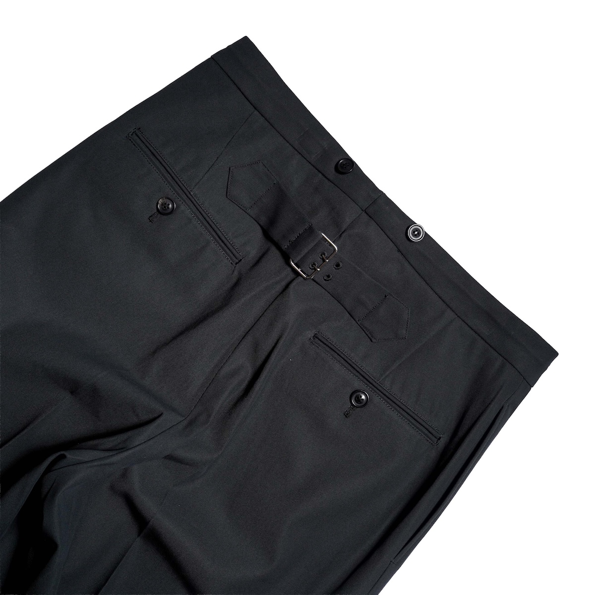 UNUSED / UW1188 Slacks (Black) シンチバック