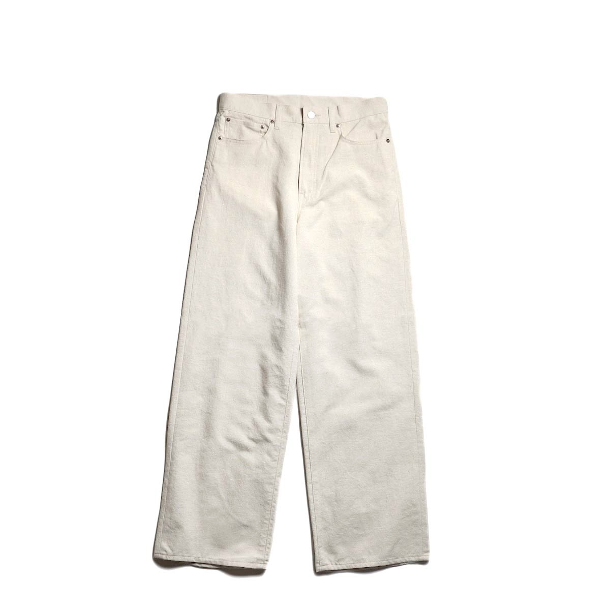 UNUSED / UW1192 Wide glitter pants (Beige)