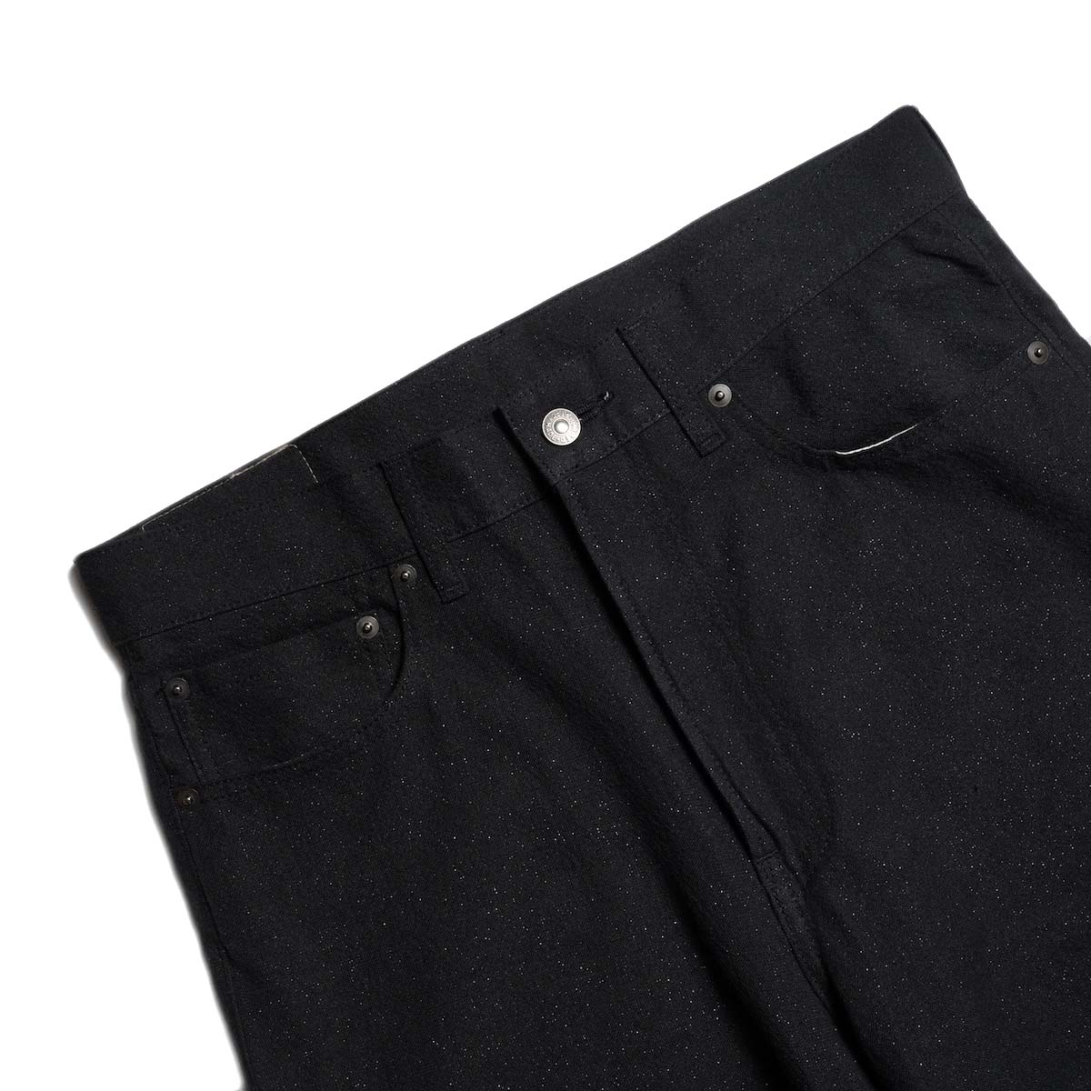 UNUSED / UW1192 Wide glitter pants (Black)