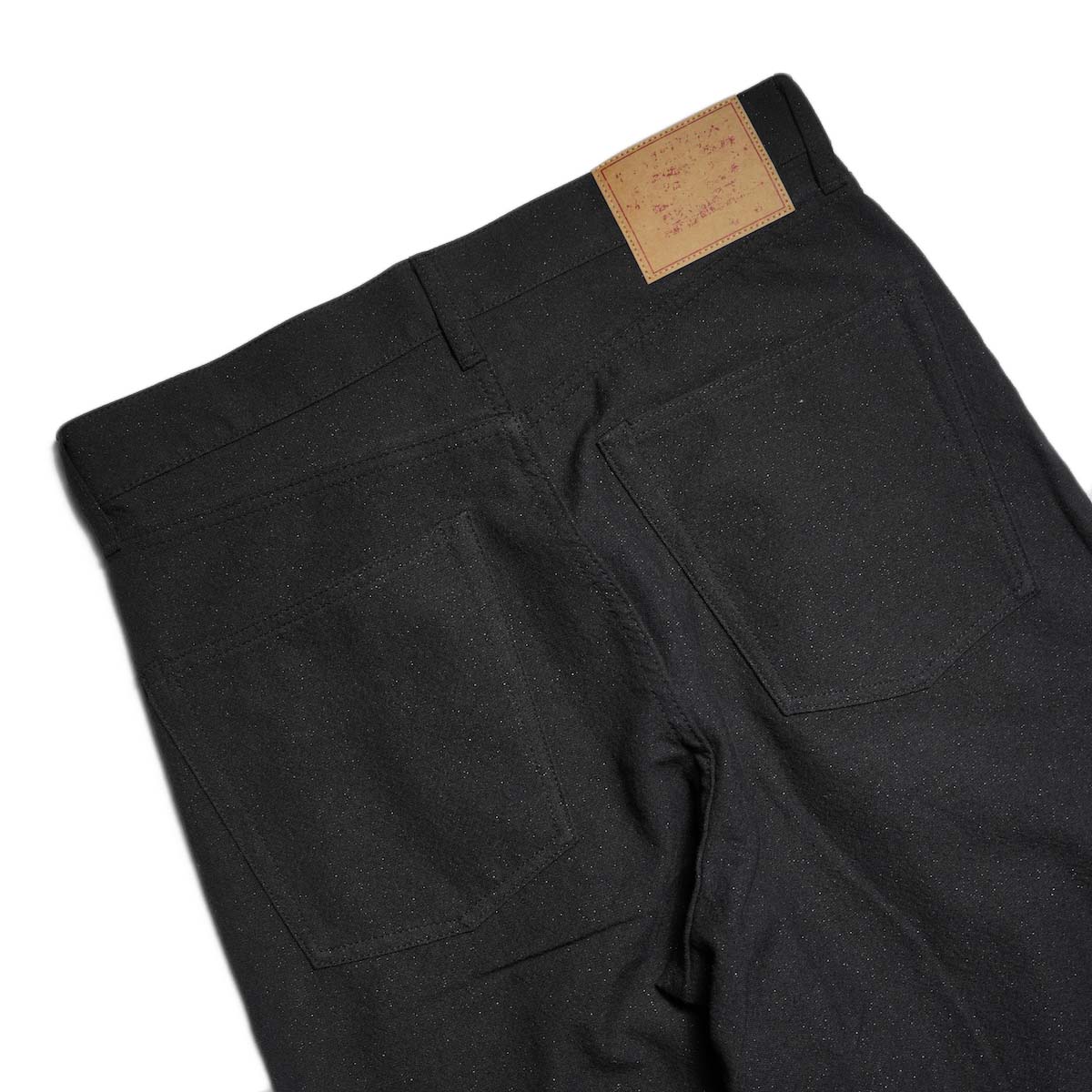 UNUSED / UW1192 Wide glitter pants (Black)