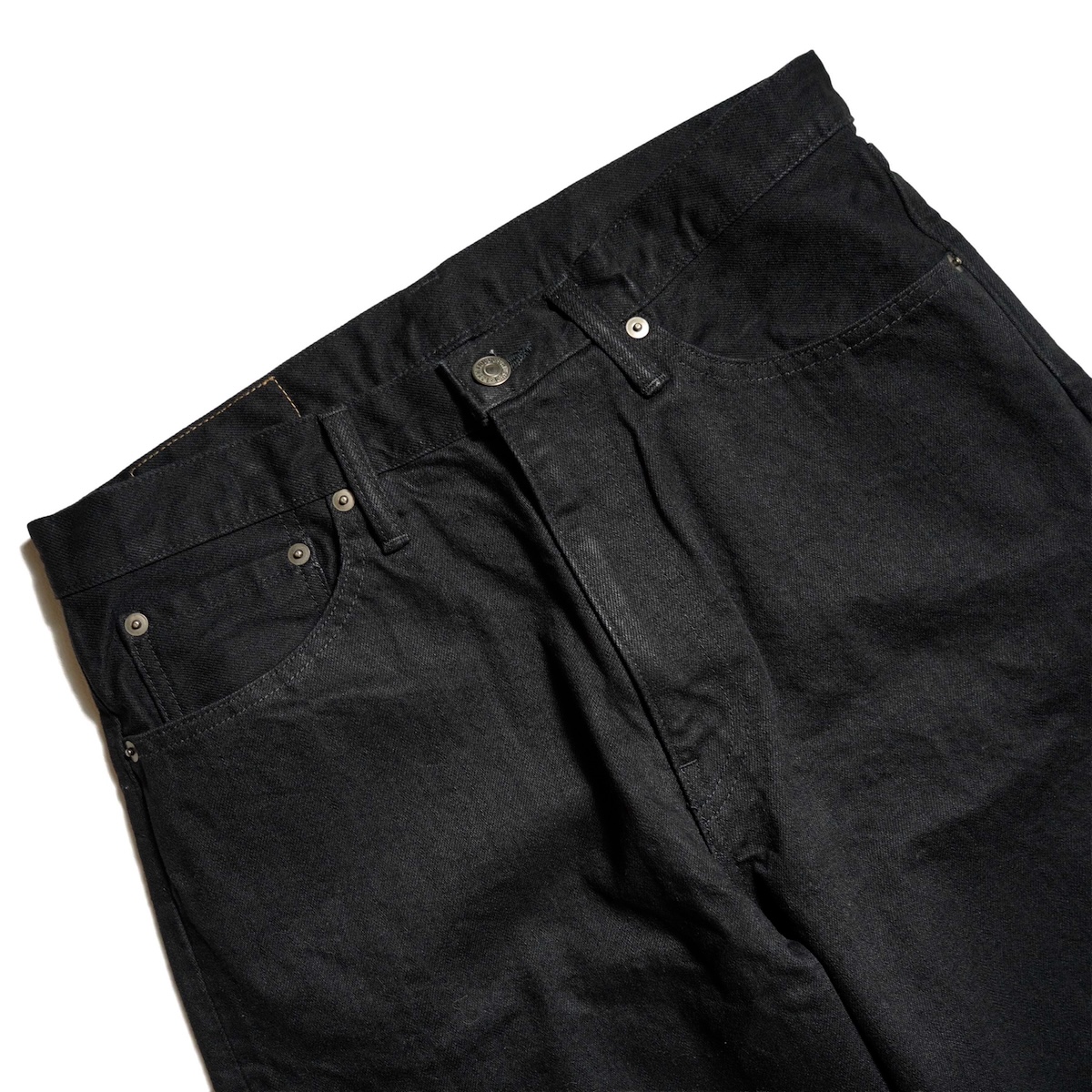 UNUSED / UW1202 Wide denim pants (Black)
