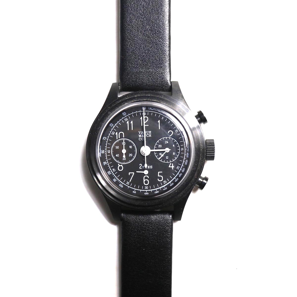 Vague Watch Co. / 2EYES クロノグラフ -Black