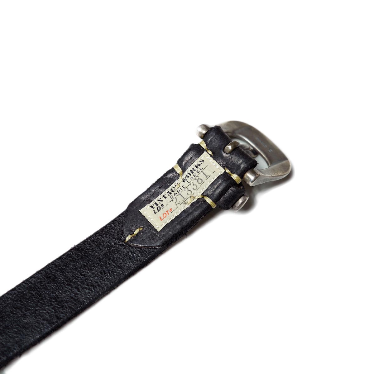 Vintage Works / DH5740 Leather Belt -Black ロットナンバー