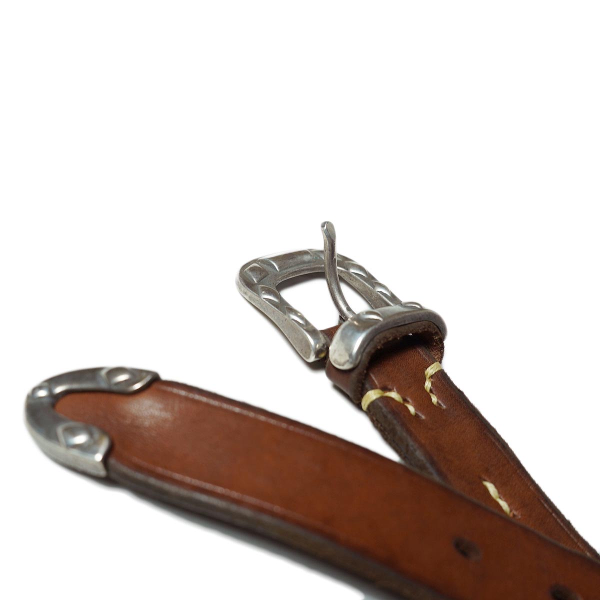 T*e様 VINTAGE WORKS DH5740 CH-2 37/94 CHA Vintage Works / DH5740 Leather Belt -Flannel