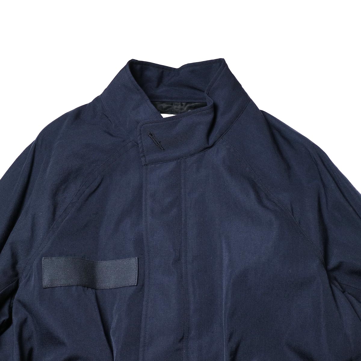 navy fishtail parka