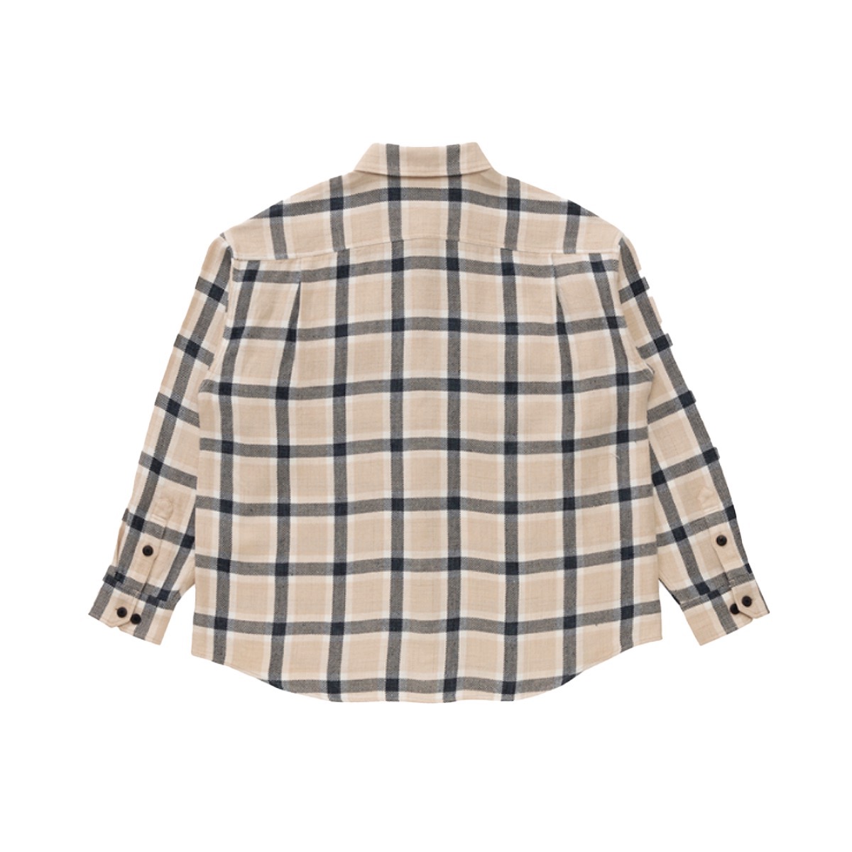 20FW LUMBER ELK CHECK かさかさ L/S ビズビム ネルシャツ