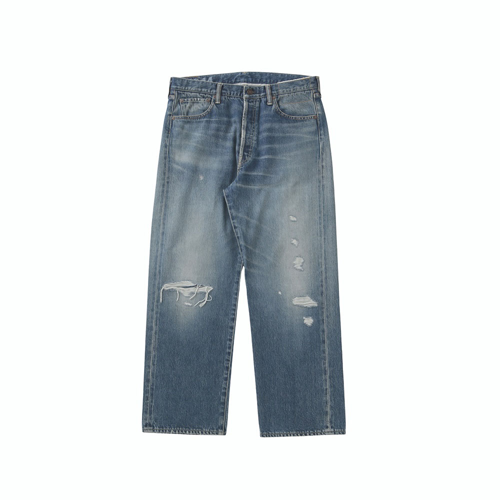 VISVIM / SOCIAL SCULPTURE 01 WIDE DMGD-44 (Indigo)