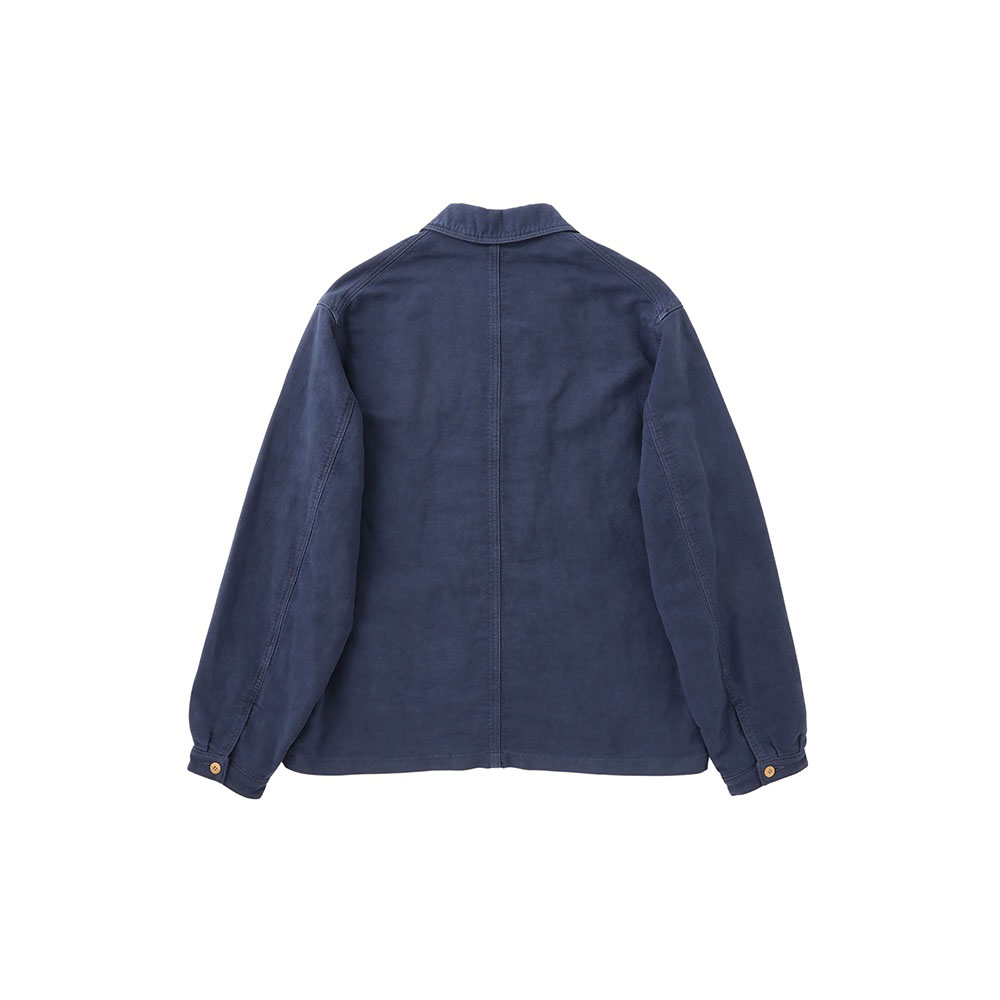 VISVIM / TRAVAIL COVERALL MOLESKIN DMGD (Blue)