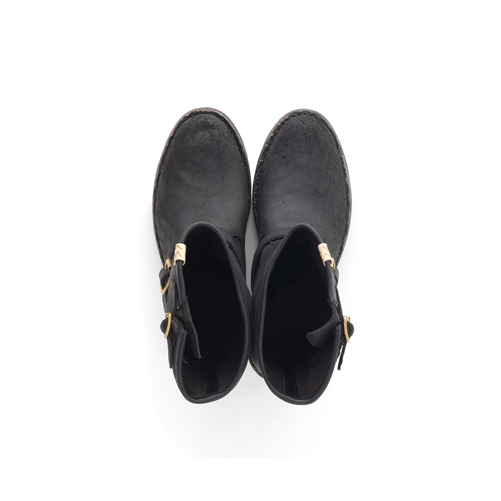 VISVIM / T.W.O. BOOTS-FOLK (Black)