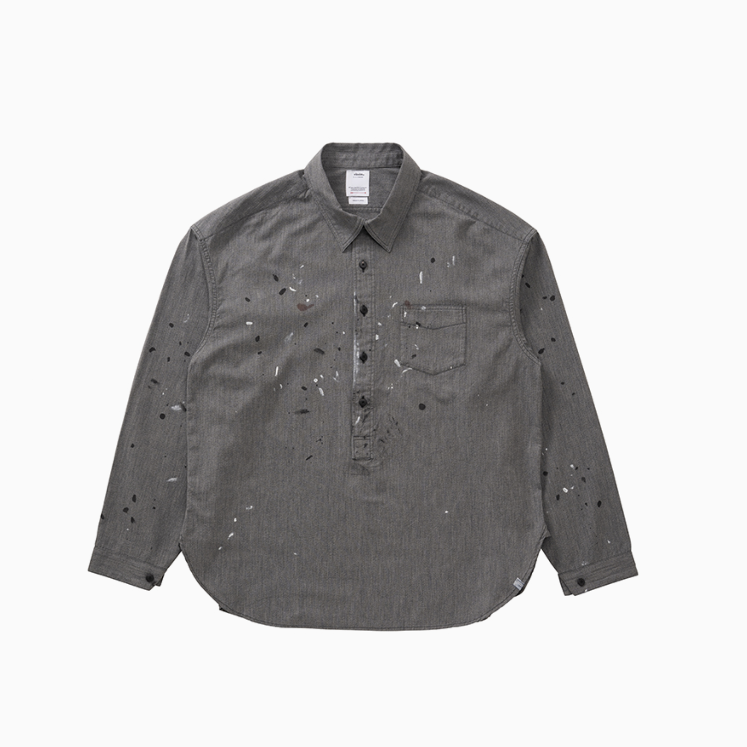 VISVIM &frasl; 1910 P.O. CHAMBRAY L&frasl;S (Grey)
