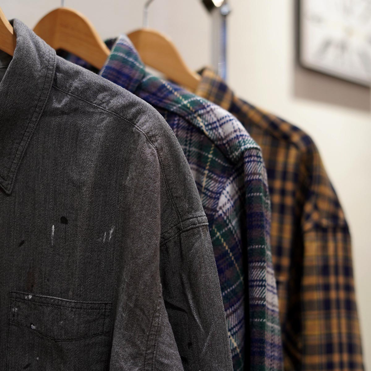 VISVIM / 1910 P.O. CHAMBRAY L/S (Grey)