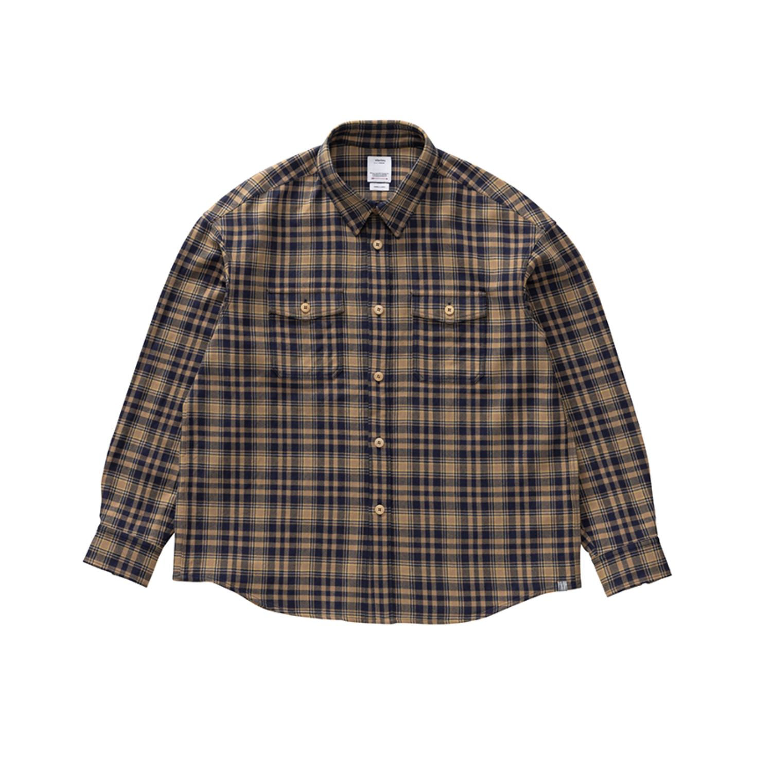 VISVIM / LUMBER CHECK L/S (Navy)