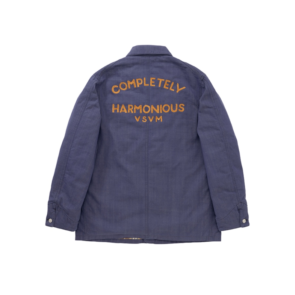 VISVIM / OSIRIS DOWN COVERALL DMGD (Navy)