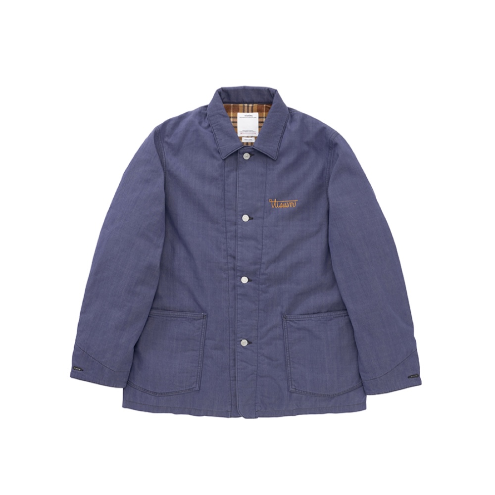 VISVIM / OSIRIS DOWN COVERALL DMGD (Navy)