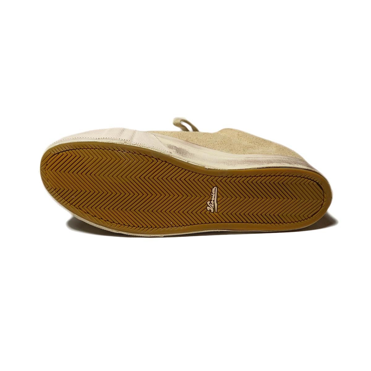VISVIM  / LOGAN DECK LO G.PATTEN (Beige) アウトソール