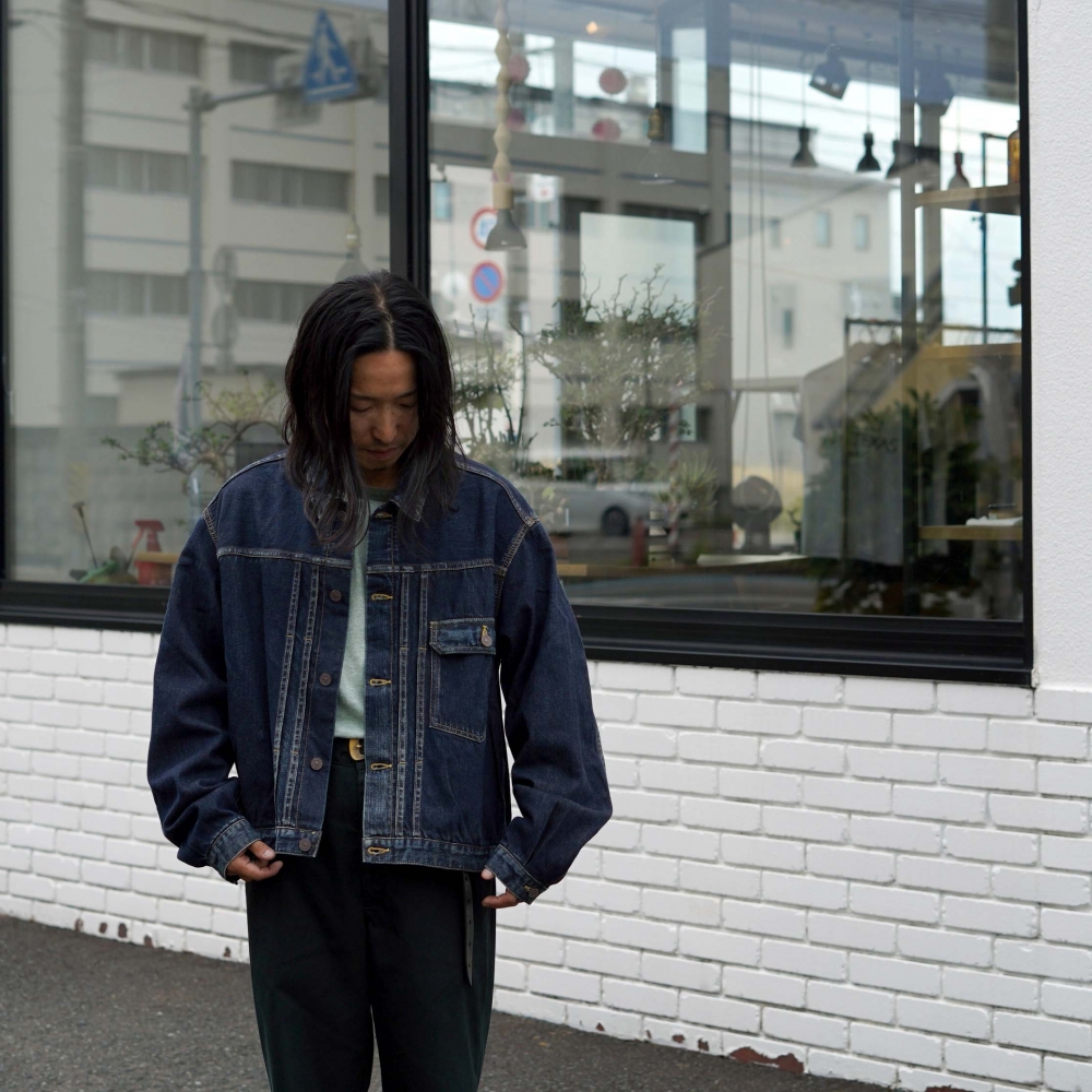 VISVIM / SS 102XX JKT DMGD MUD (Indigo) 着用イメージ①
