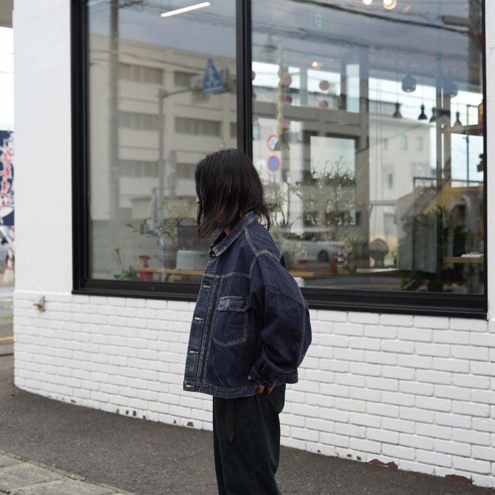 VISVIM / SS 102XX JKT DMGD MUD (Indigo) 着用イメージ ②