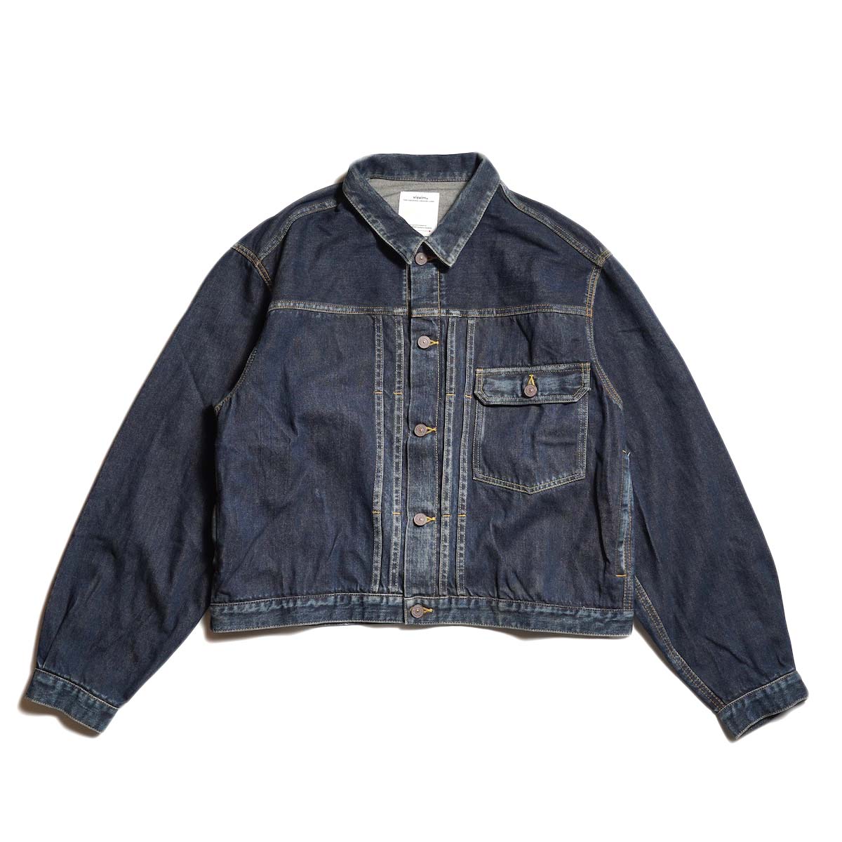 VISVIM / SS 102XX JKT DMGD MUD (Indigo)