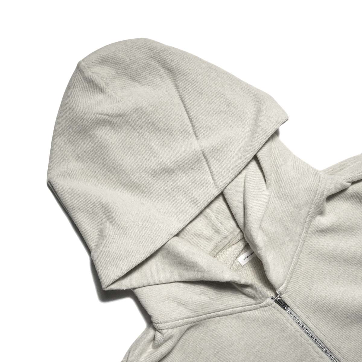 VISVIM / JUMBO SB HOODIE F.Z. DMGD (Grey) フード