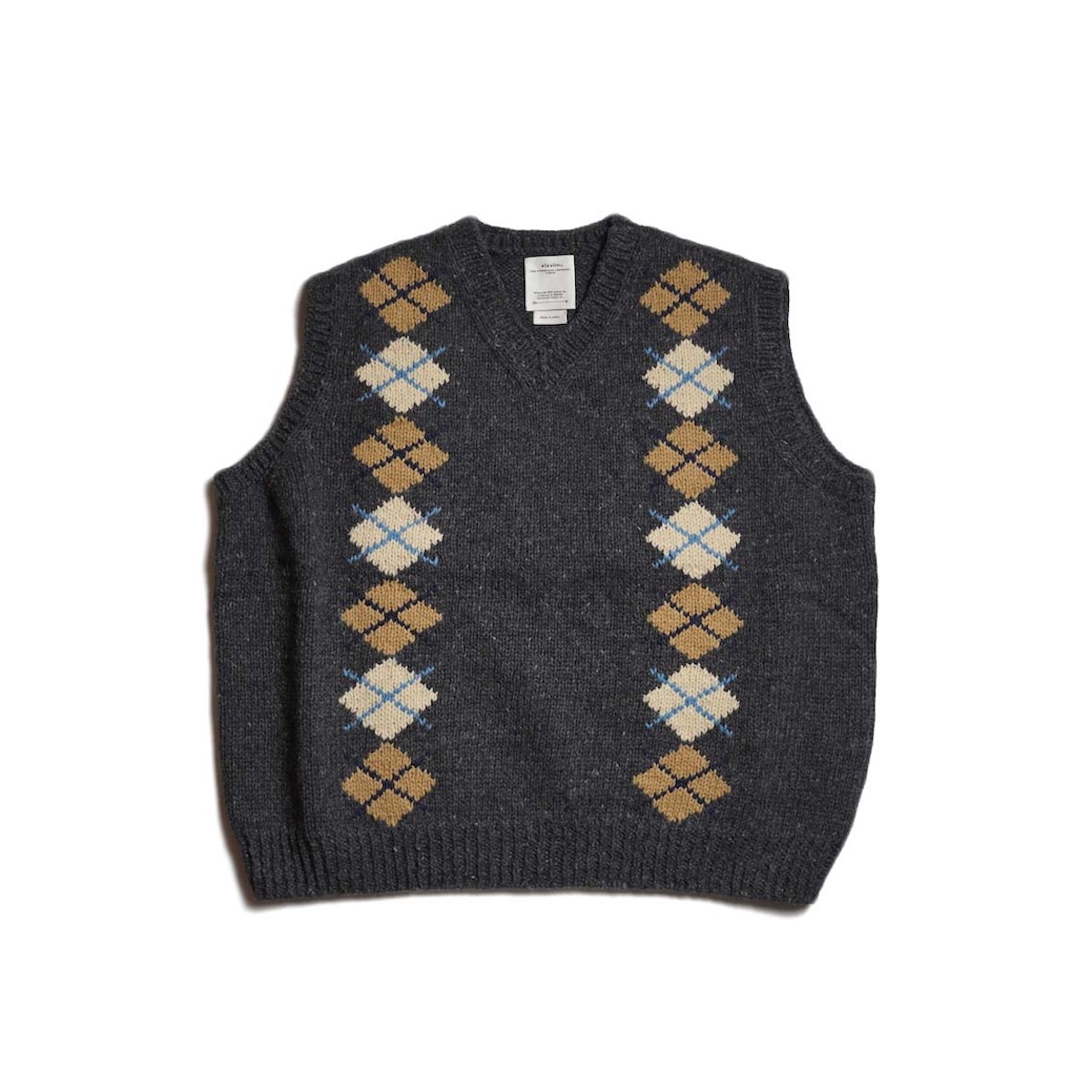 VISVIM / DIAMANTE VEST KNIT (Gray)