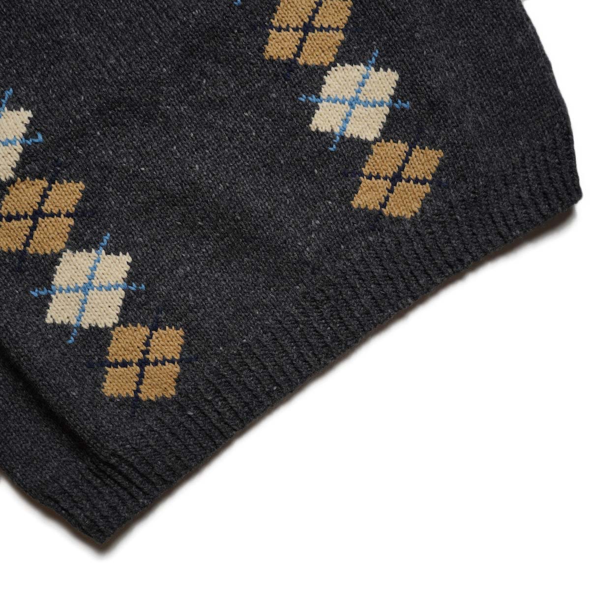 VISVIM / DIAMANTE VEST KNIT (Gray) 裾