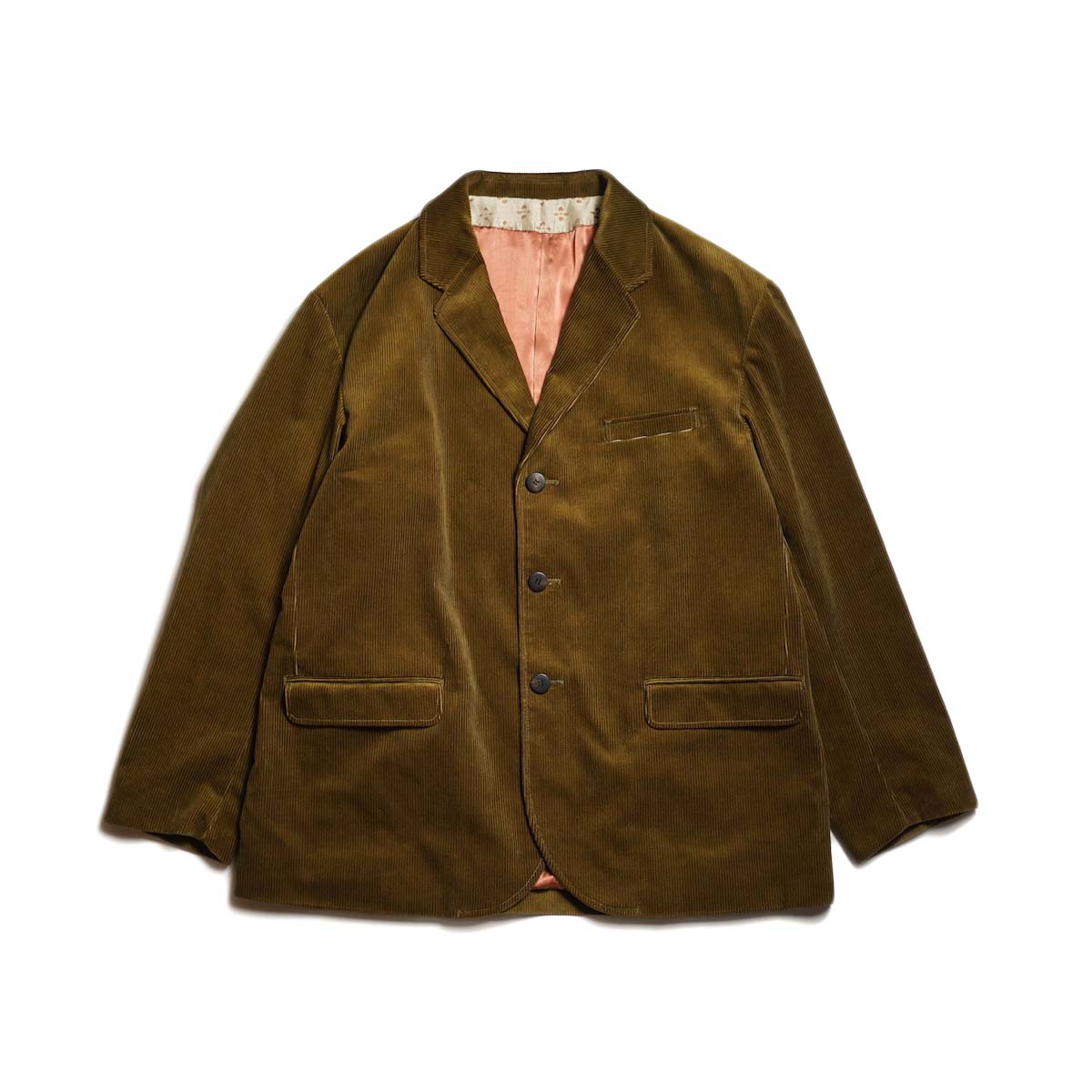 VISVIM / BURNSTONE BLAZER RIDGE CORDS (Brown)