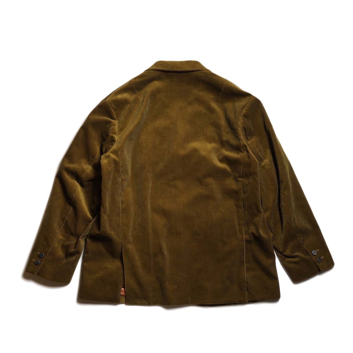VISVIM / BURNSTONE BLAZER RIDGE CORDS (Brown) 背面