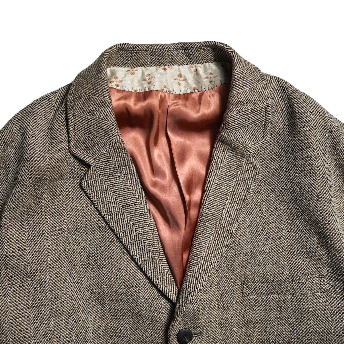 VISVIM / BURNSTONE BLAZER TWEED (Brown) ラペル