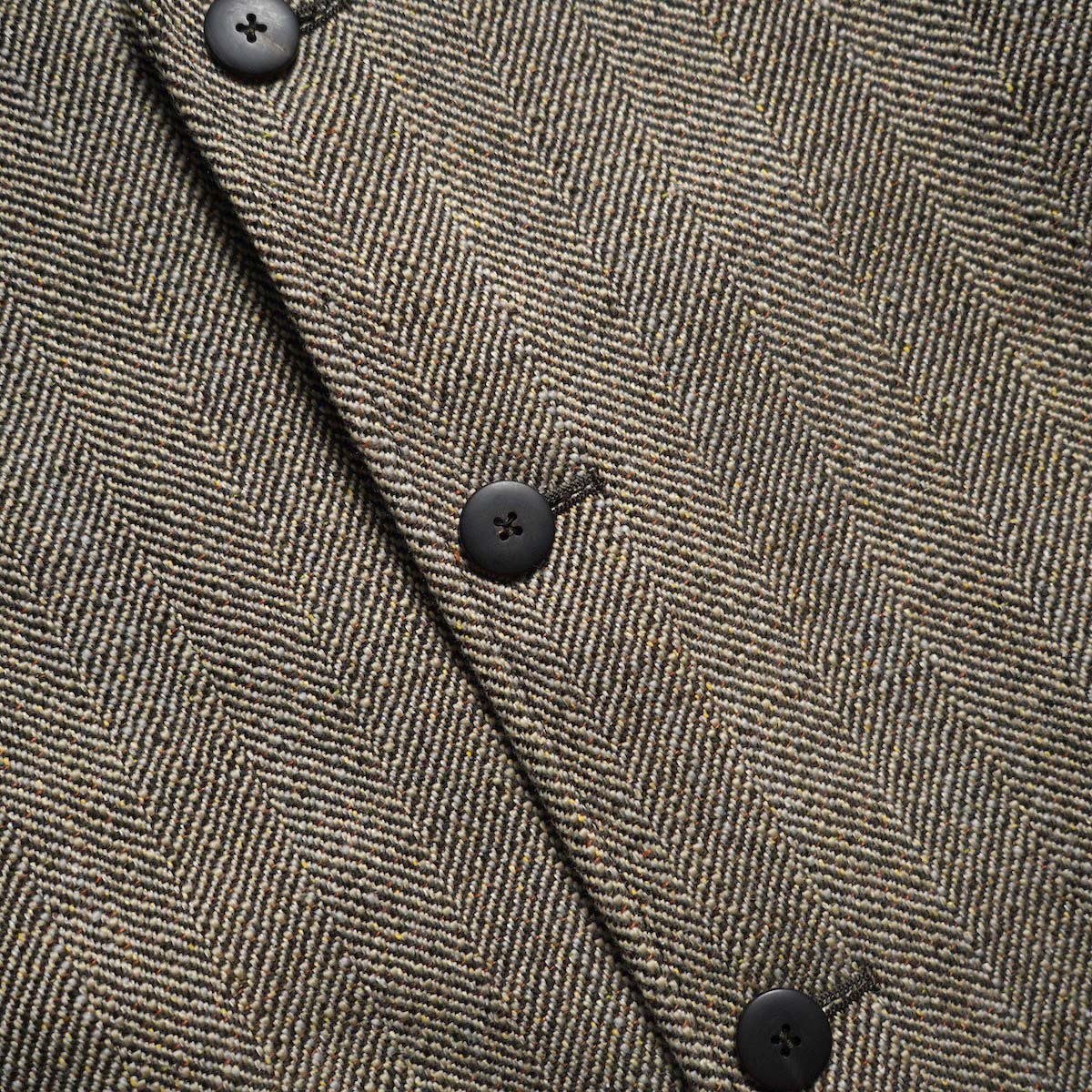 VISVIM / BURNSTONE BLAZER TWEED (Brown) ボタン