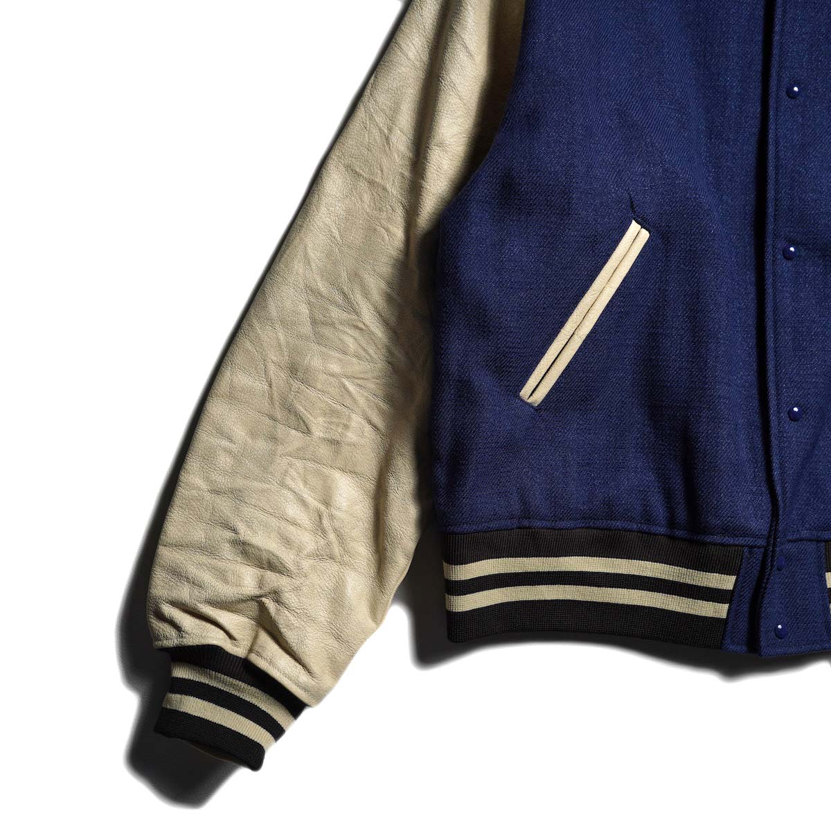 VISVIM / VARSITY JKT (Navy) 袖