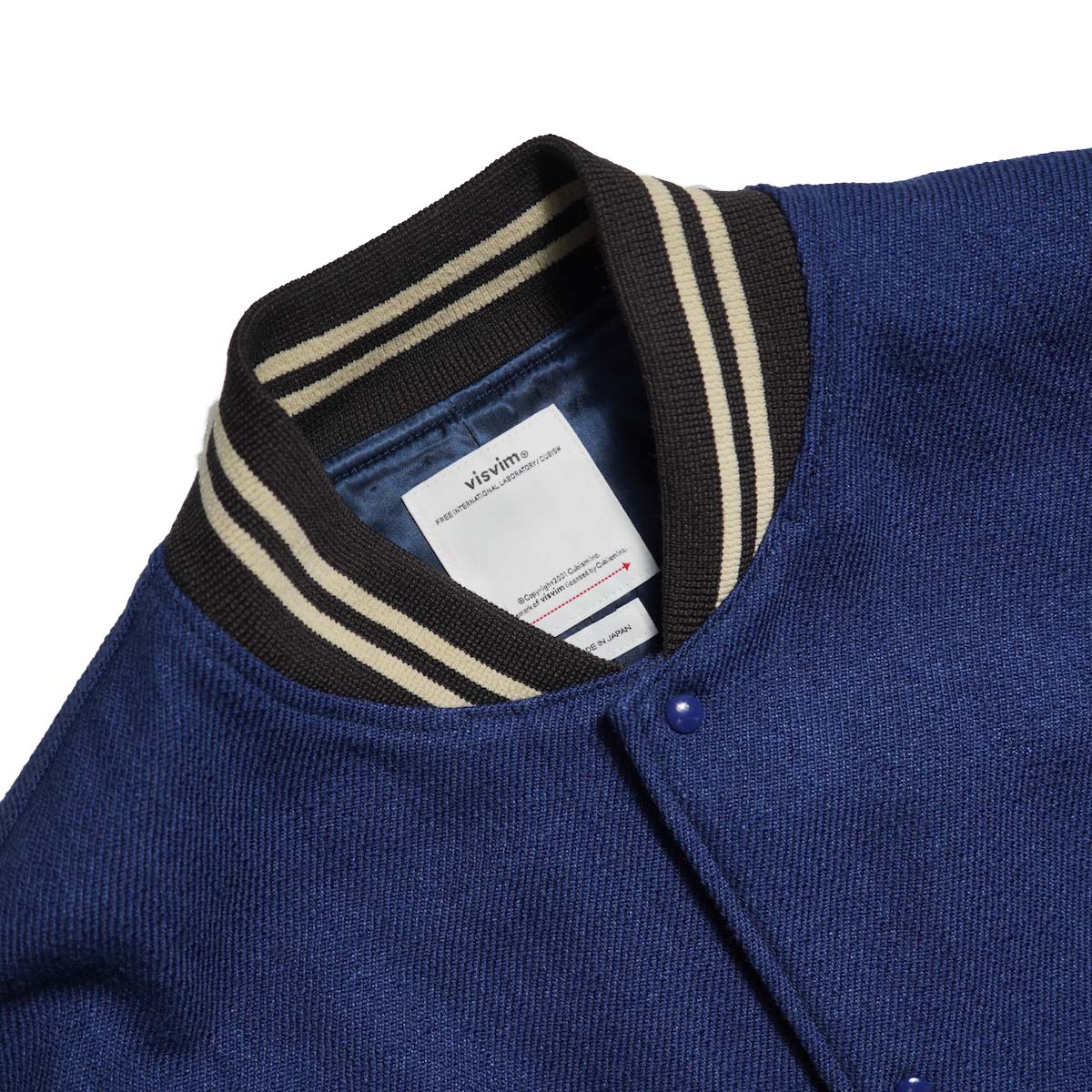 VISVIM / VARSITY JKT (Navy) ネック