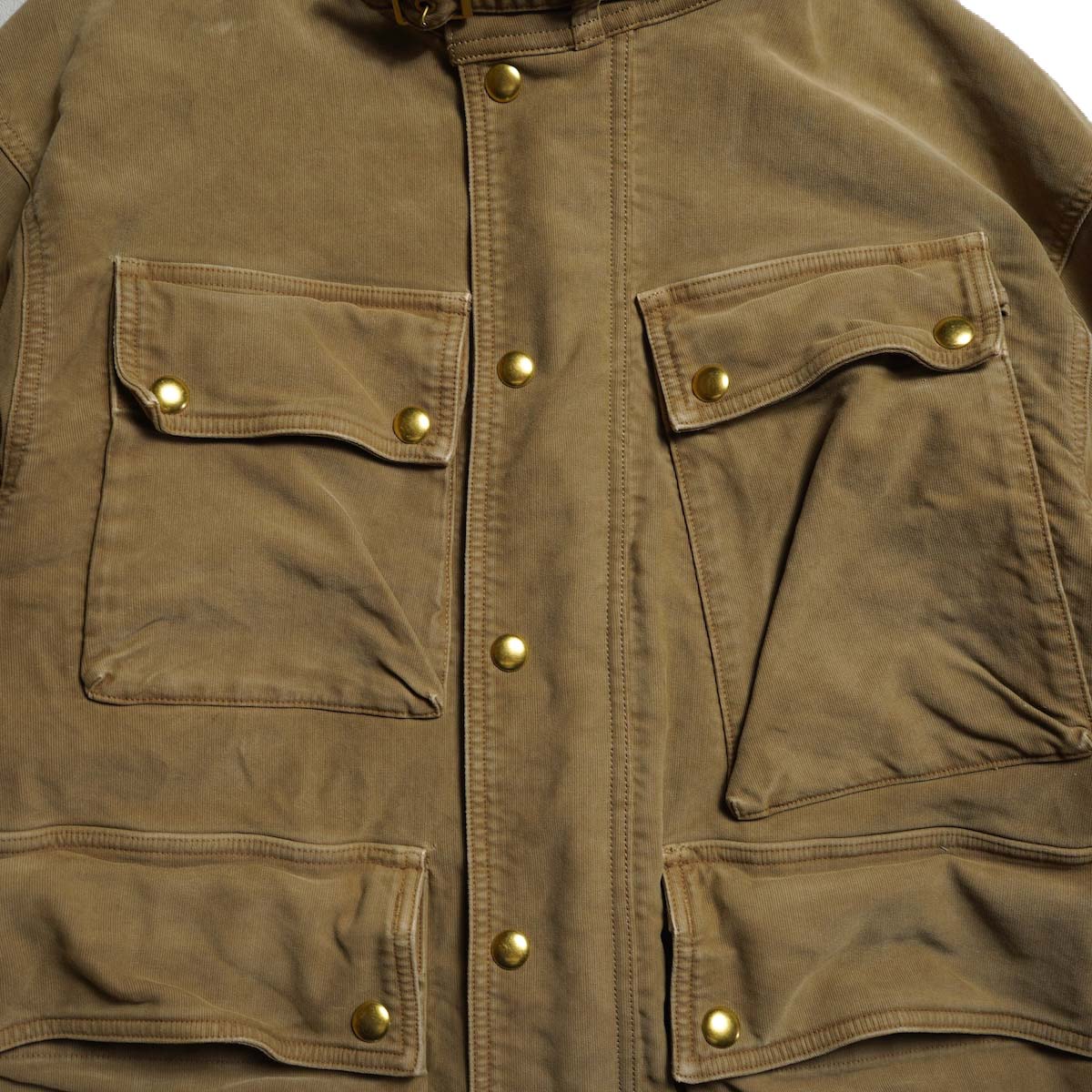 VISVIM / ALTA FIELD JKT G.CORDS (Khaki) 胸ポケット