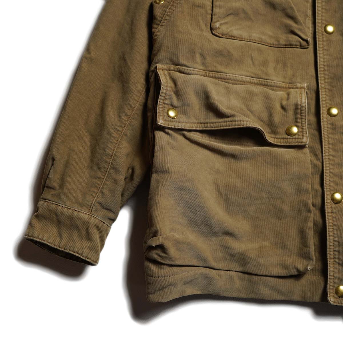VISVIM / ALTA FIELD JKT G.CORDS (Khaki) 袖