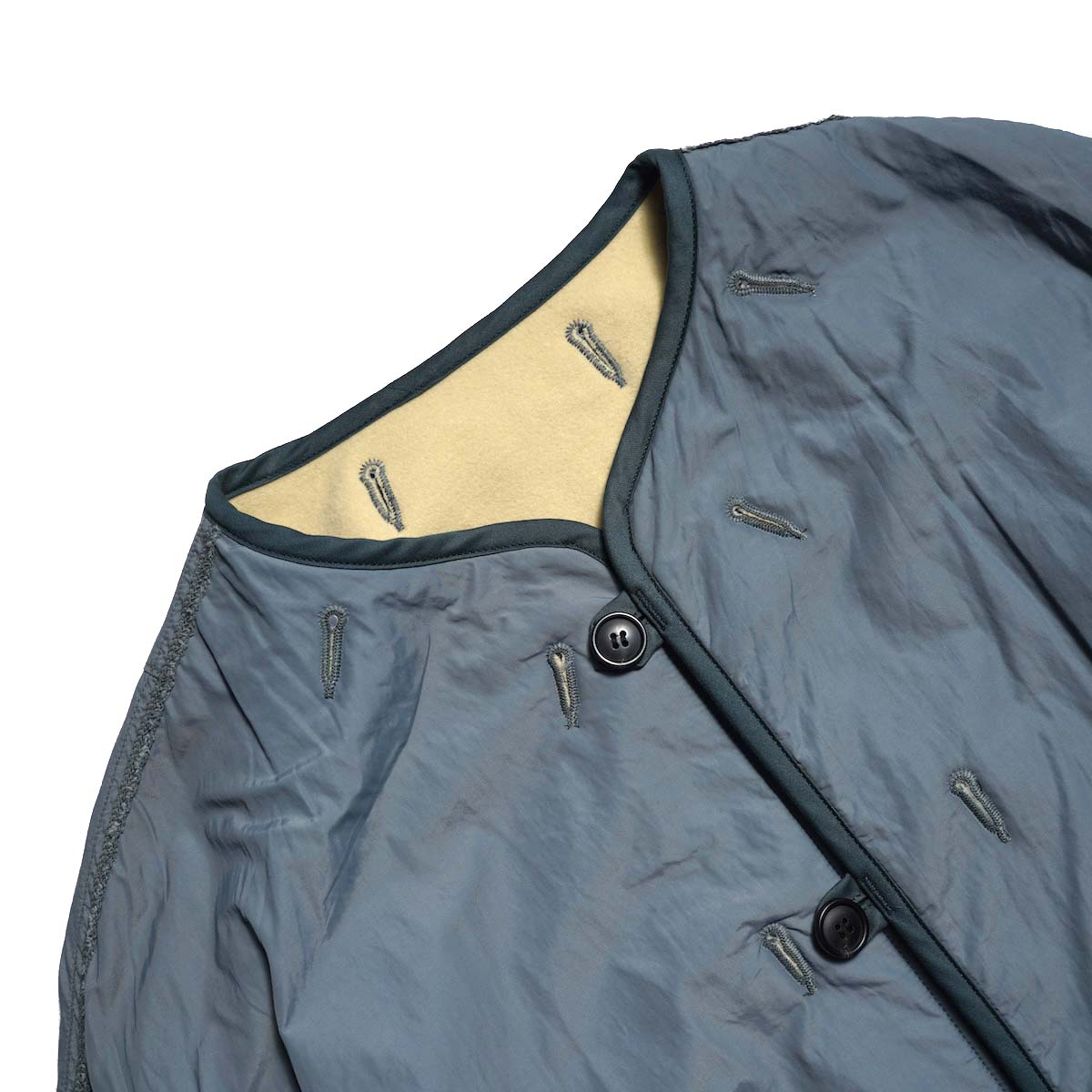 VISVIM / ALTMAN LINER JKT (Blue) A面-ネック