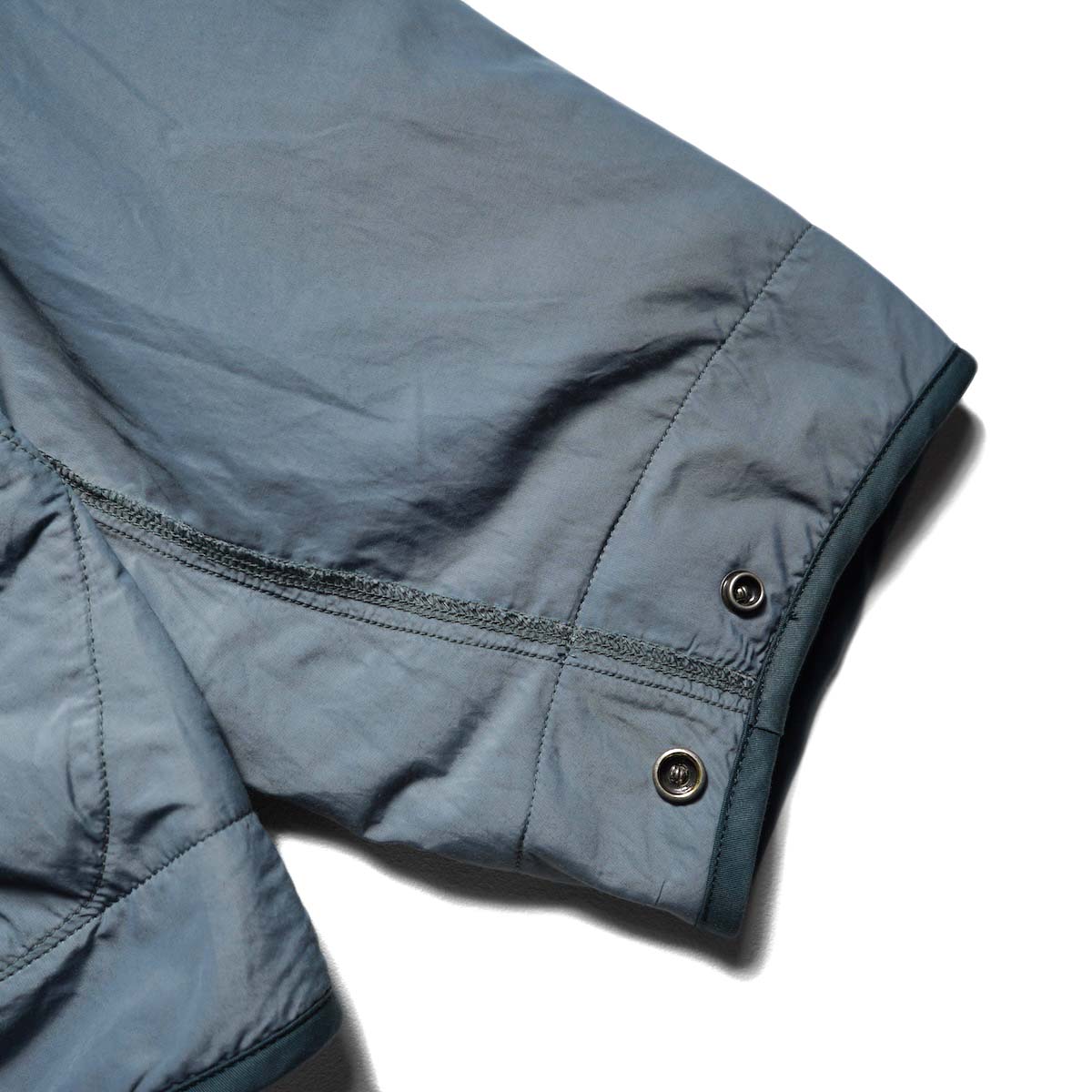 VISVIM / ALTMAN LINER JKT (Blue) A面-袖ボタン