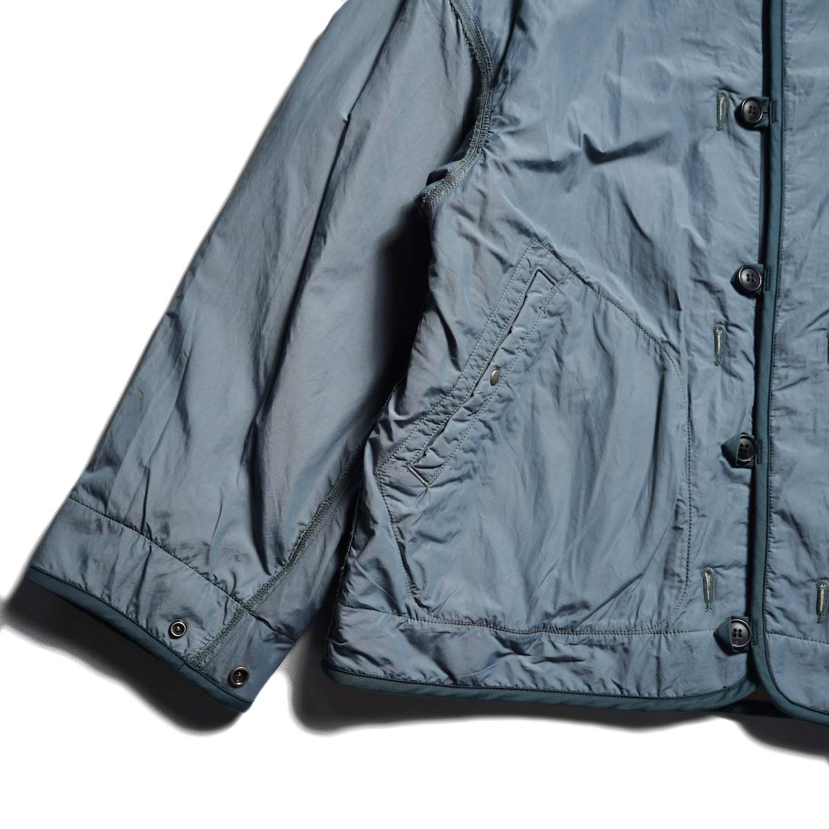VISVIM / ALTMAN LINER JKT (Blue) A面-袖