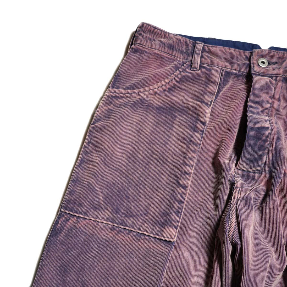 Willow Pants / P-001 L Pocket Pants (Purple Dye Corduroy)