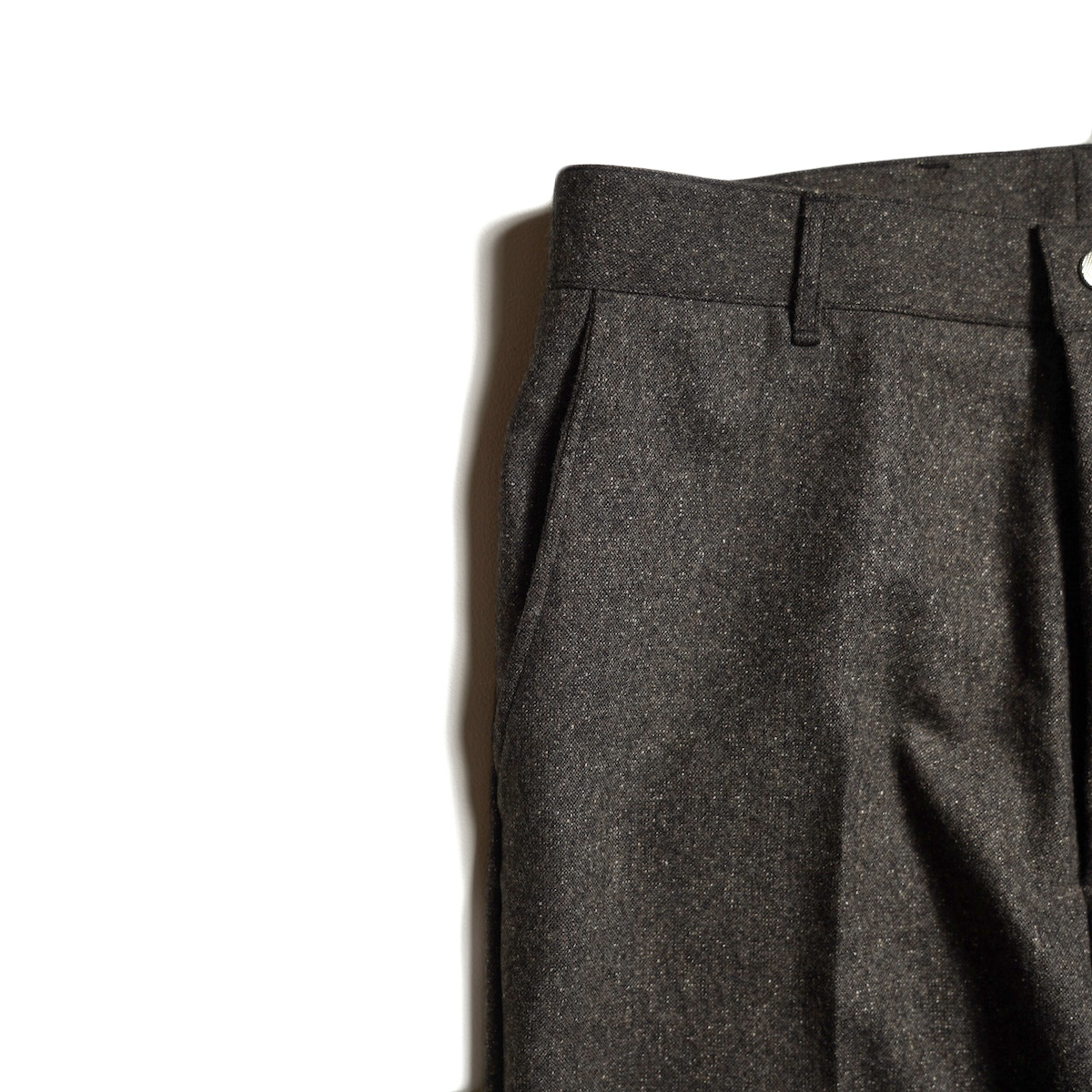 Willow Pants / P-016 Tapered Slacks (Brown Wool)