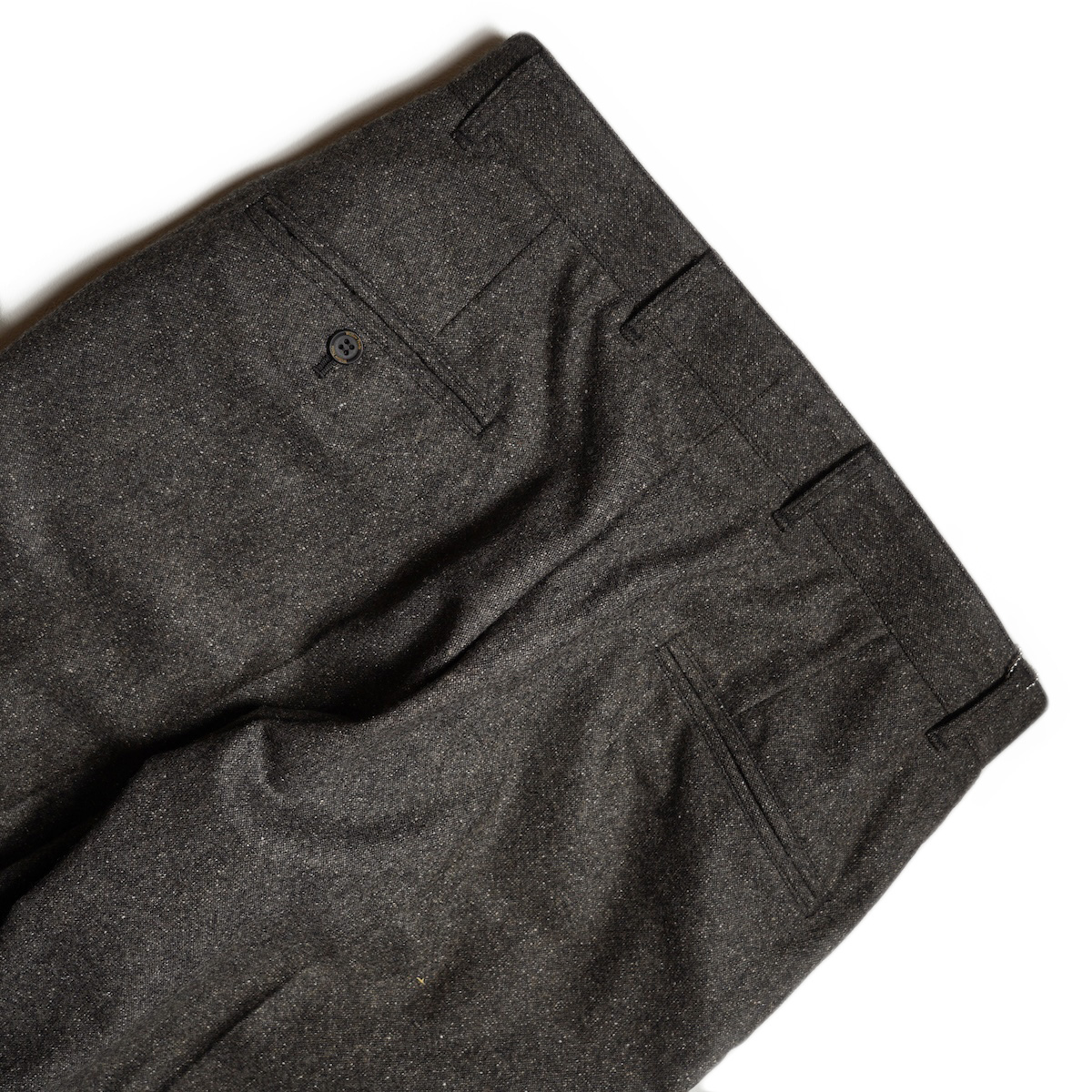 Willow Pants / P-016 Tapered Slacks (Brown Wool)