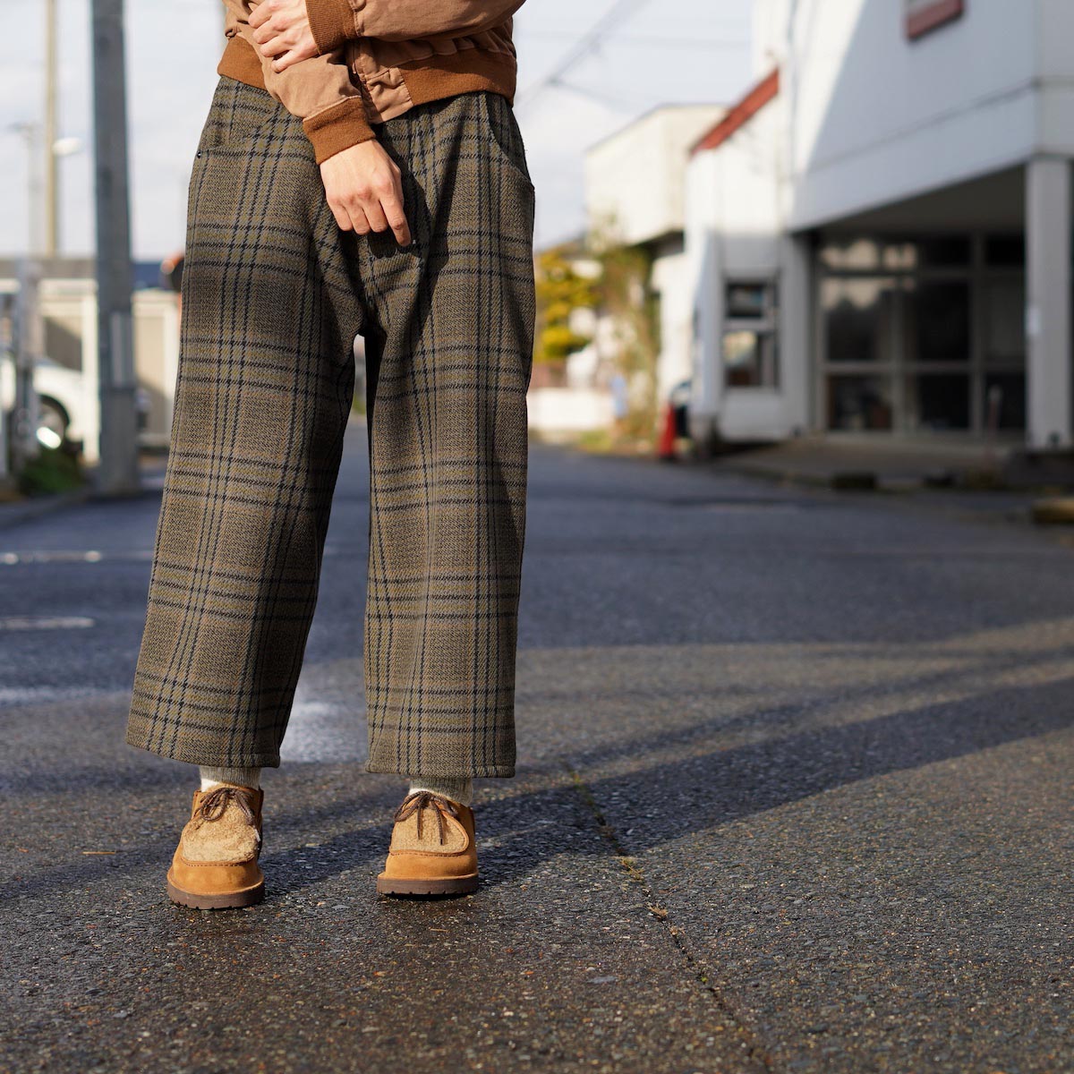 Willow Pants / P-029 Brown-Check