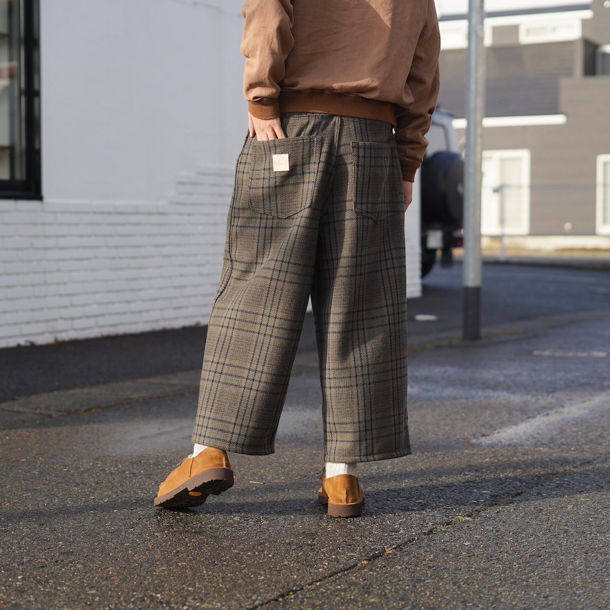 Willow Pants / P-029 Brown-Check